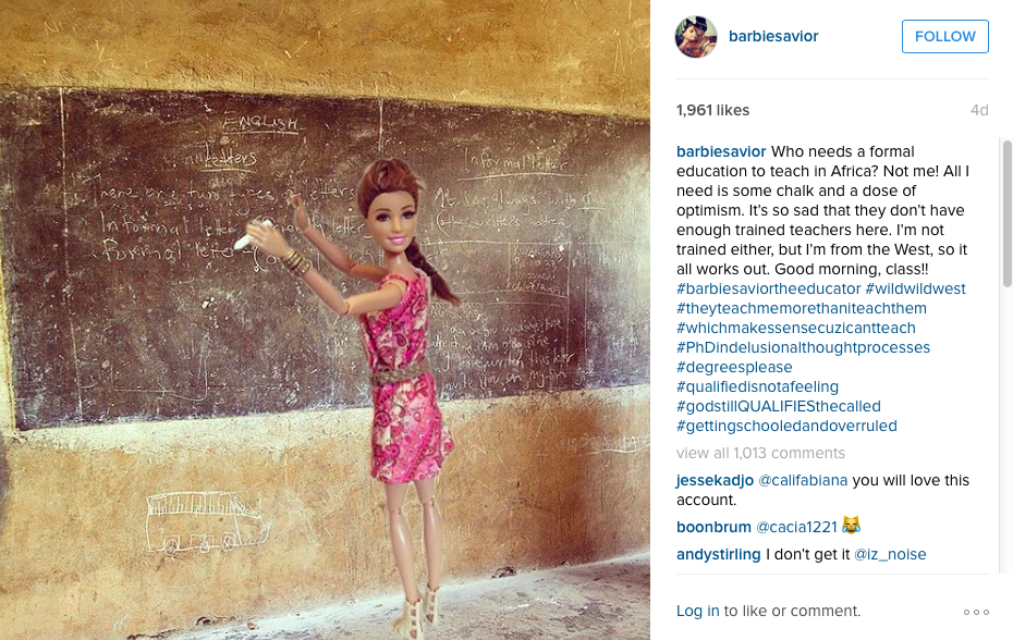 White Savior Barbie 2